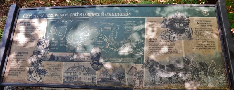 Cart Roads and Wagon Paths Connect a Community Marker image. Click for full size.