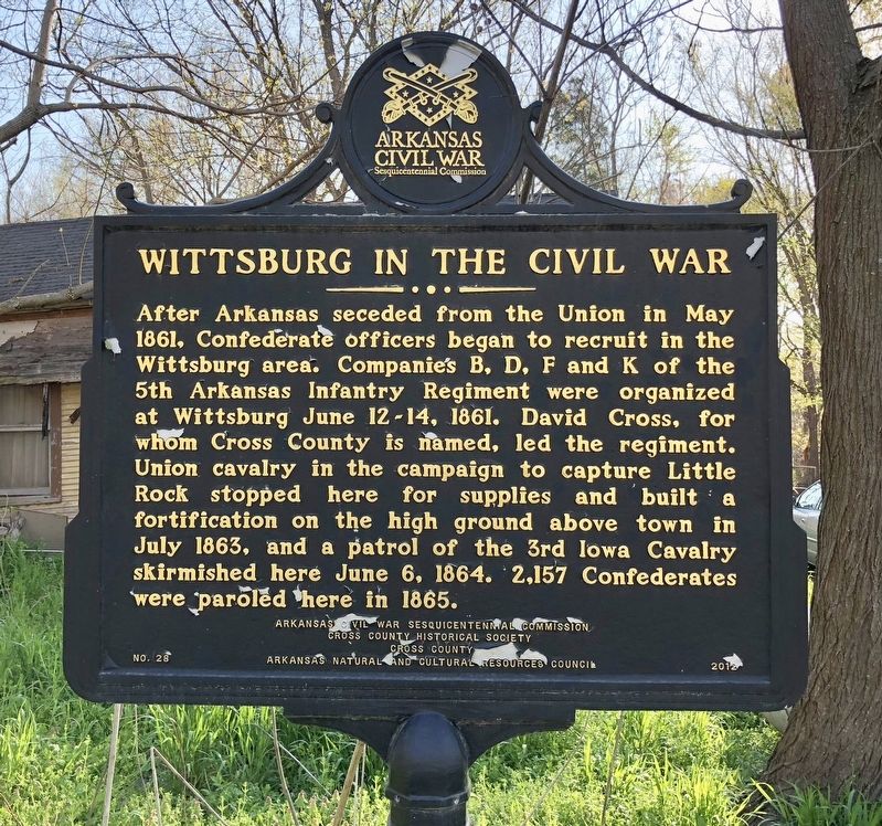 Wittsburg in the Civil War Marker image. Click for full size.