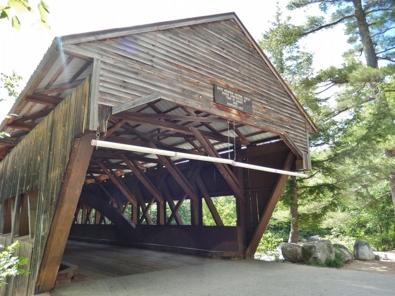 Albany Covered Bridge (<i>view fron near marker</i>) image. Click for full size.