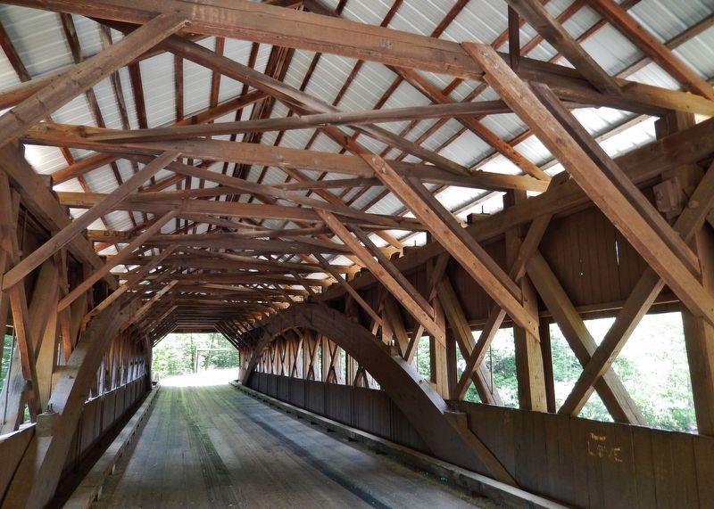 Albany Covered Bridge (<i>interior view</i>). Click for full size. Albany Covered Bridge (<i>interior view</i>) image. Click for full size.