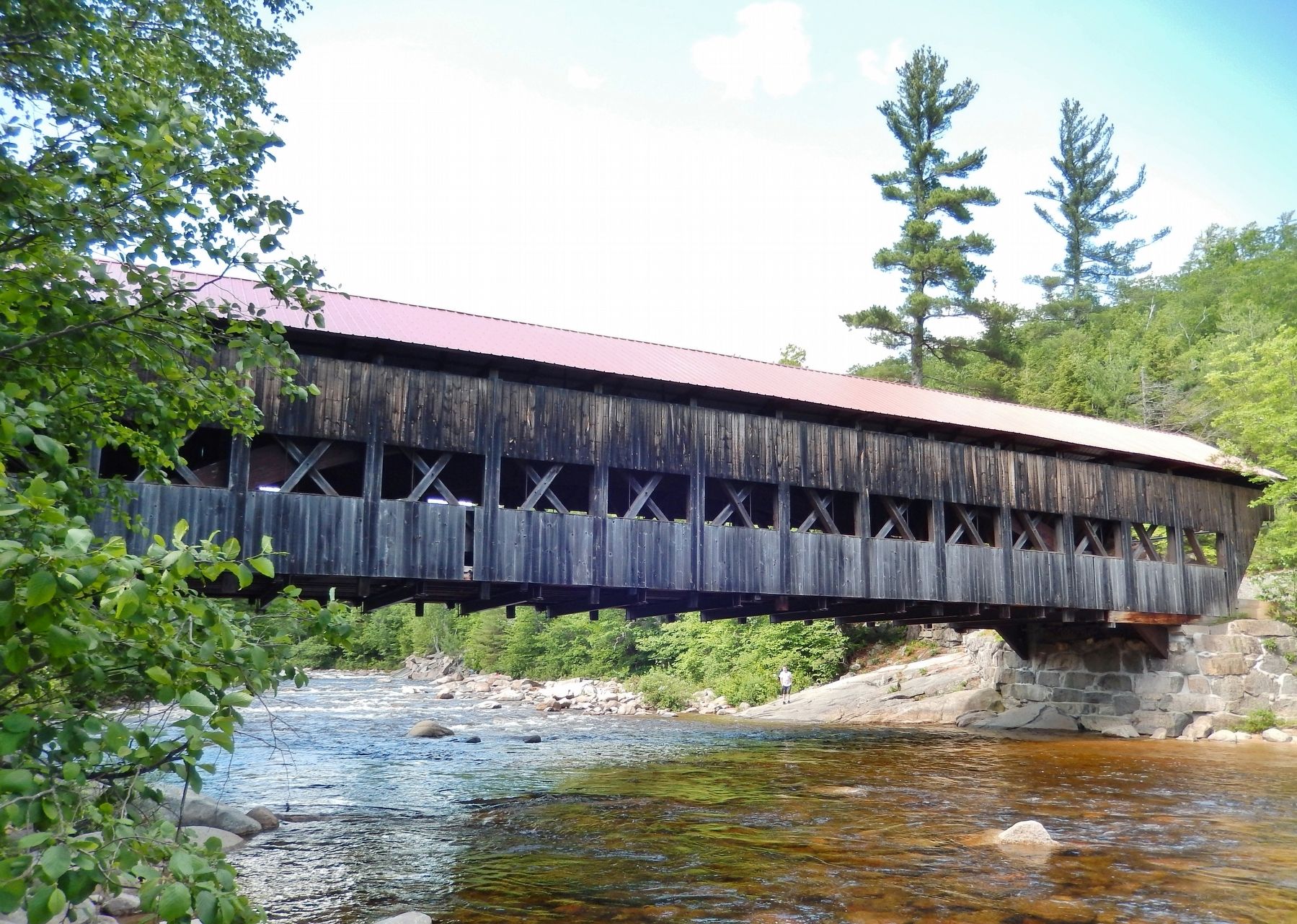 Albany Covered Bridge image. Click for full size.