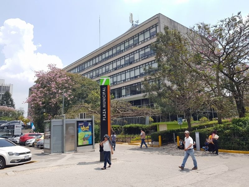 Municipal Headquarters of Guatemala City Marker image. Click for full size.