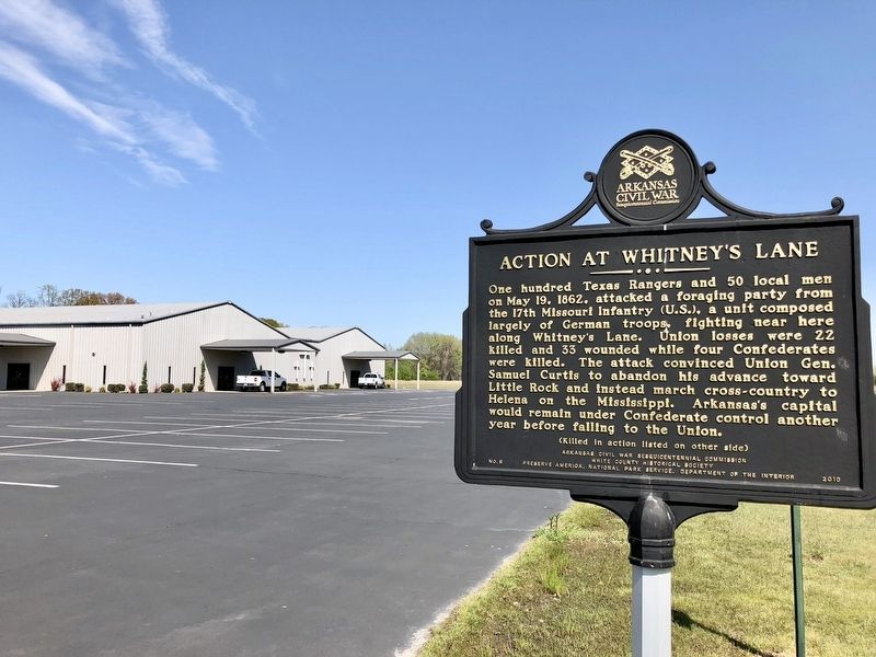 Area view of marker near the Worship Center. image. Click for full size.