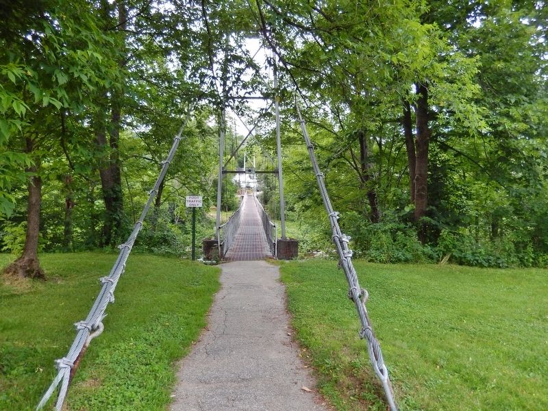 The Curran Suspension Bridge. Click for full size. The Curran Suspension Bridge image. Click for full size.