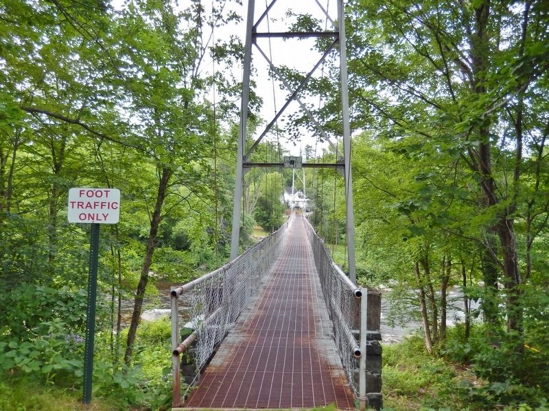 The Curran Suspension Bridge. Click for full size. The Curran Suspension Bridge image. Click for full size.