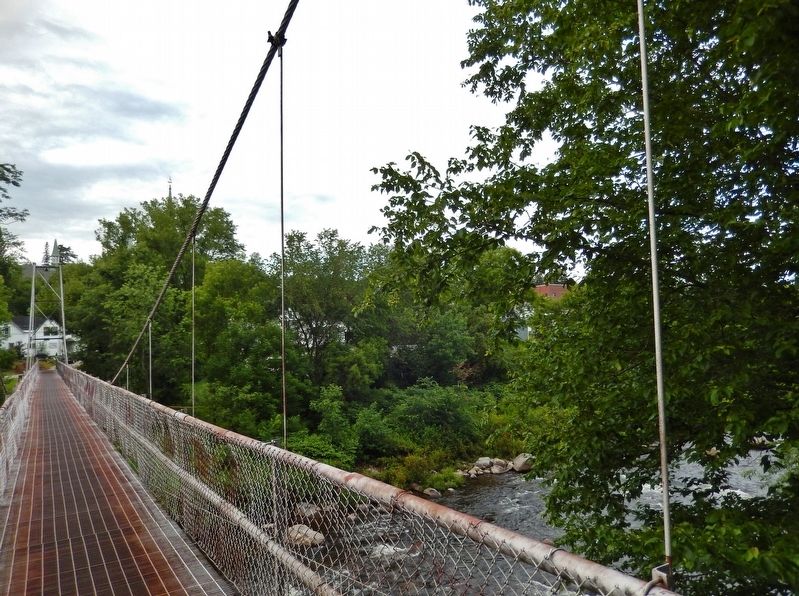The Curran Suspension Bridge. Click for full size. The Curran Suspension Bridge image. Click for full size.