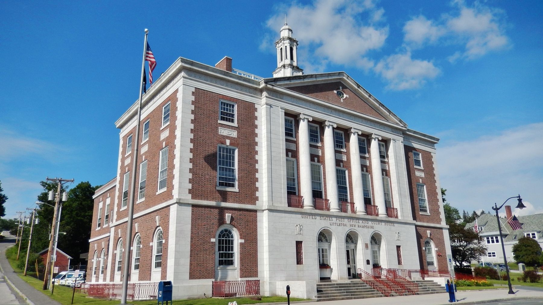 U.S. Post Office and Courthouse, Littleton, New Hampshire image. Click for full size.