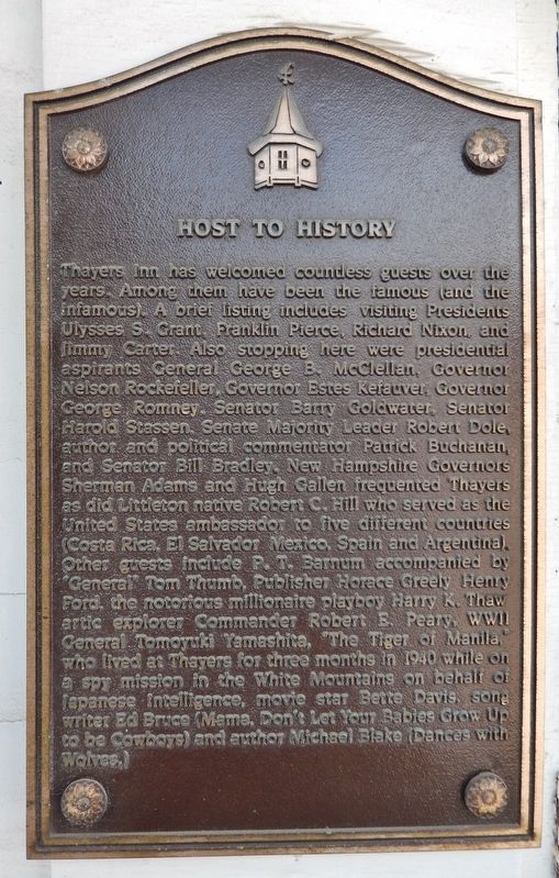 Host to History Marker. Click for full size. Host to History Marker image. Click for full size.