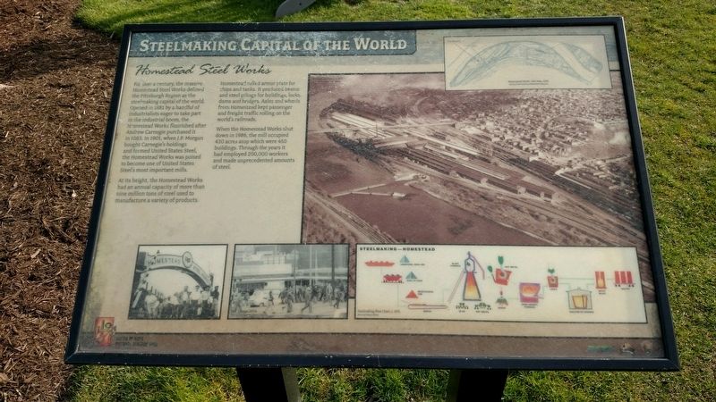 Steelmaking Capital of the World Marker. Click for full size. Steelmaking Capital of the World Marker image. Click for full size.