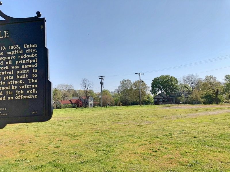 Location of the former Fort Steele. image. Click for full size.