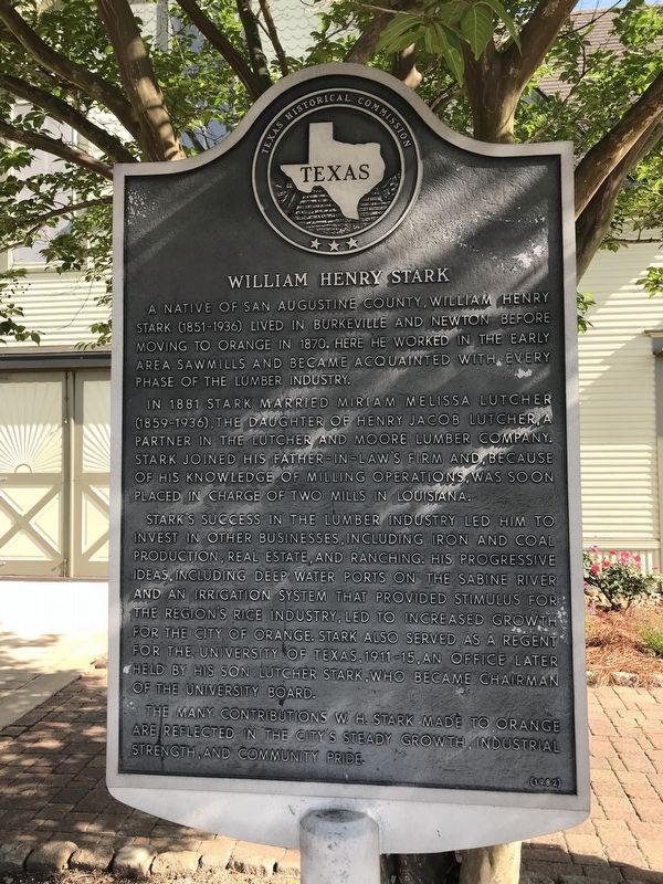 William Henry Stark Marker. Click for full size. William Henry Stark Marker image. Click for full size.