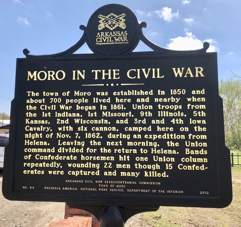 Moro in the Civil War Marker image. Click for full size.