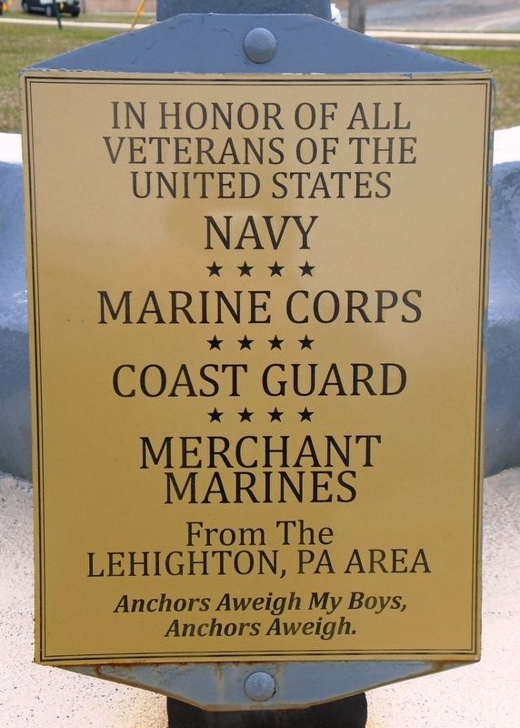 American Maritime Veterans Memorial Marker image. Click for full size.
