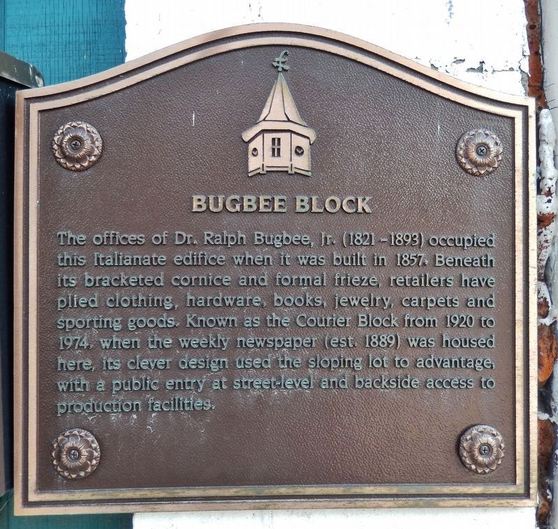 Bugbee Block Marker image. Click for full size.