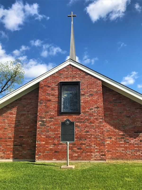 Salem United Methodist Church and Marker image. Click for full size.