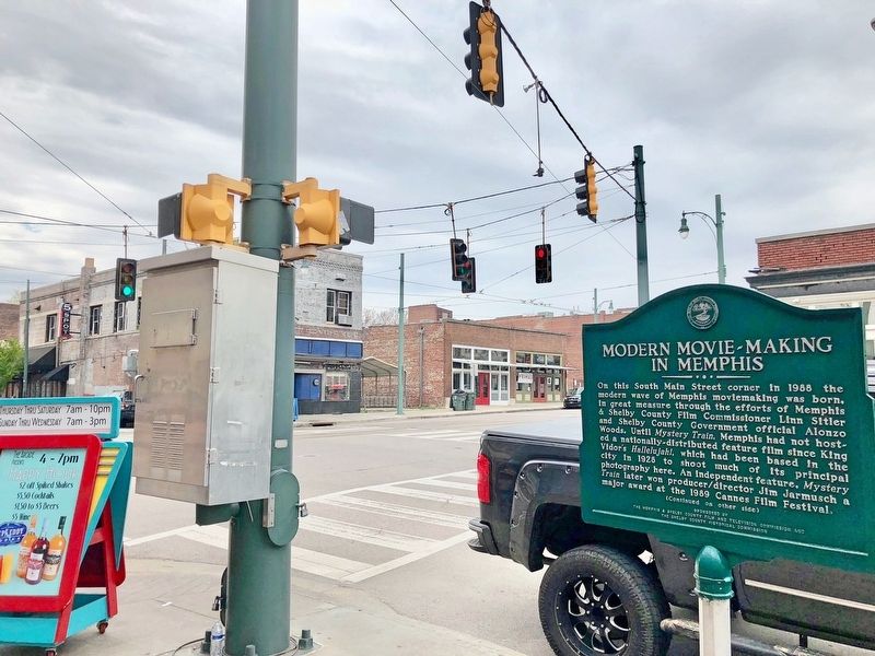 View from marker towards Main Street. image. Click for full size.