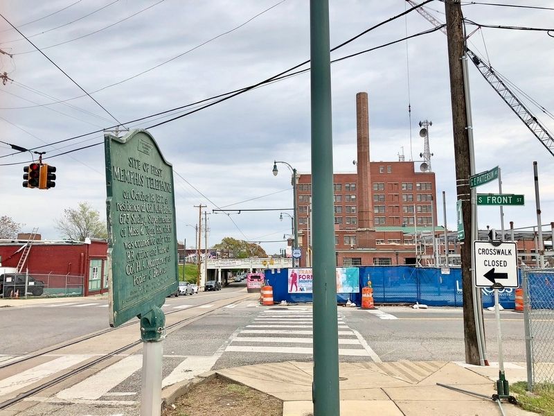 View south on Mississippi Boulevard and Main Street.. Click for full size. View south on Mississippi Boulevard and Main Street. image. Click for full size.