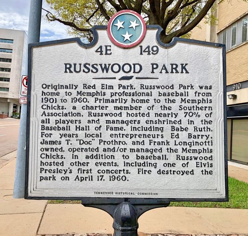 Russwood Park Marker image. Click for full size.