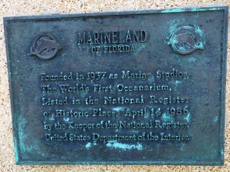 Marineland Marker image. Click for full size.