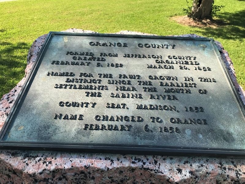 Orange County Marker image. Click for full size.