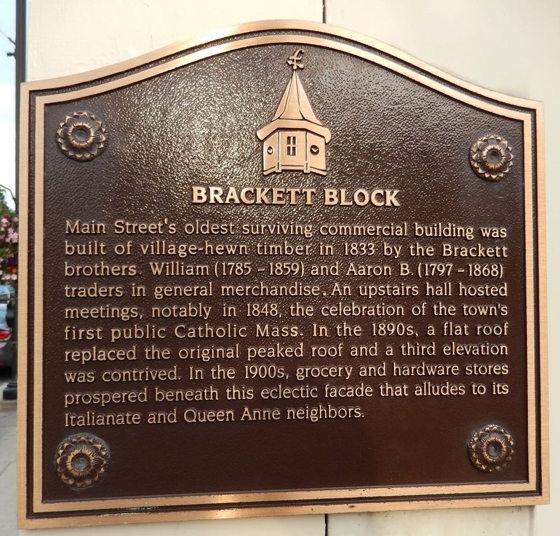 Brackett Block Marker image. Click for full size.