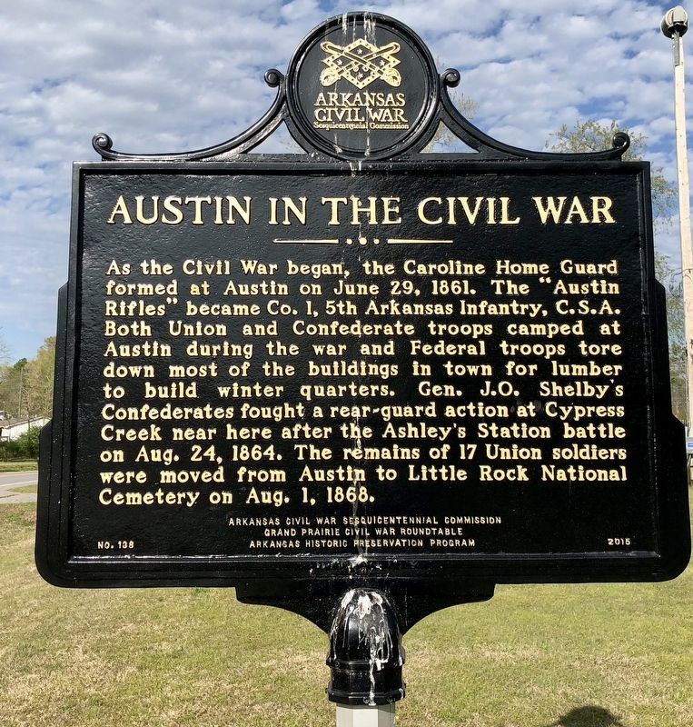 Austin in the Civil War Marker image. Click for full size.