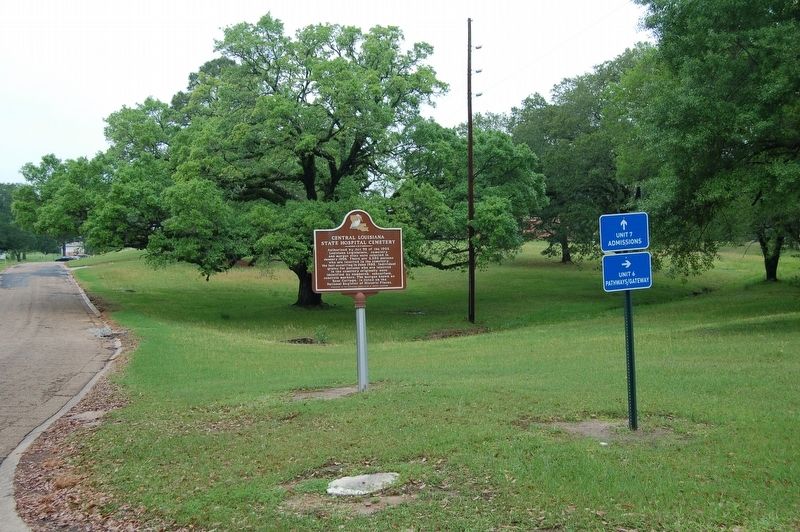 Central Louisiana State Hospital Cemetery Marker image. Click for full size.