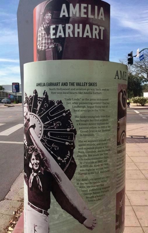 Amelia Earhart Marker. Click for full size. Amelia Earhart Marker image. Click for full size.
