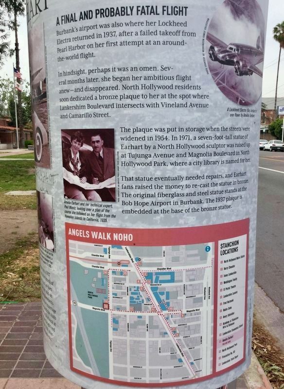 Amelia Earhart Marker. Click for full size. Amelia Earhart Marker image. Click for full size.