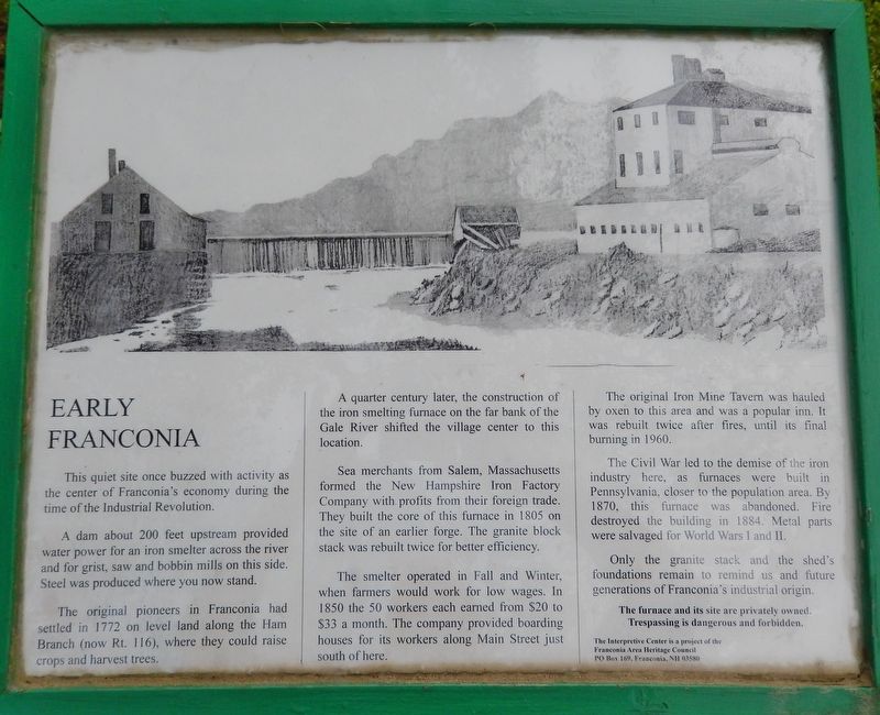 Early Franconia Marker image. Click for full size.