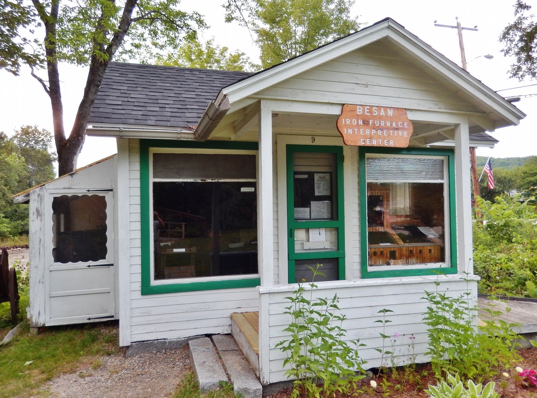 Iron Furnace Interpretive Center (<i>small museum located near marker</i>) image. Click for full size.