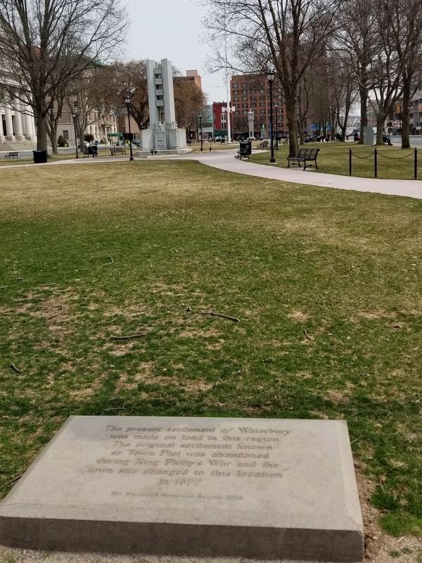 Present Settlement of Waterbury Marker. Click for full size. Present Settlement of Waterbury Marker image. Click for full size.