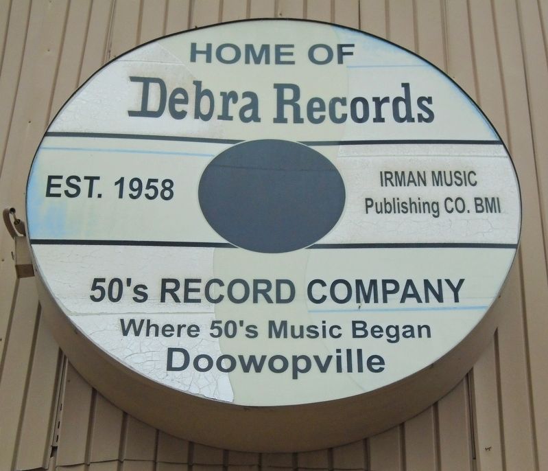Home of Debra Records Marker image. Click for full size.