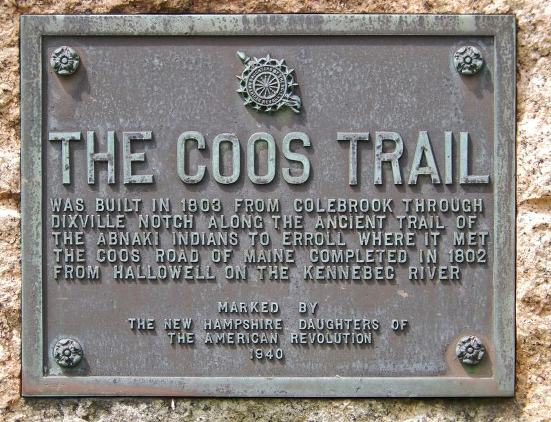 The Coos Trail Marker image. Click for full size.