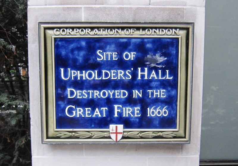 Upholders' Hall Marker image. Click for full size.
