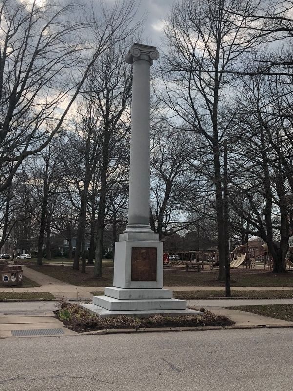 Charles Vernon Gridley Marker. Click for full size. Charles Vernon Gridley Marker image. Click for full size.