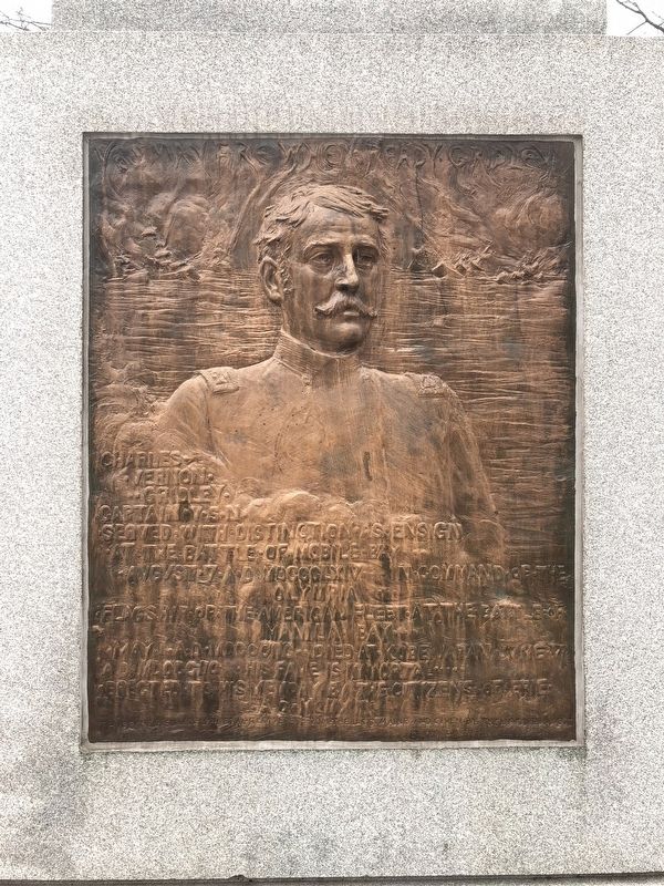 Charles Vernon Gridley Marker. Click for full size. Charles Vernon Gridley Marker image. Click for full size.