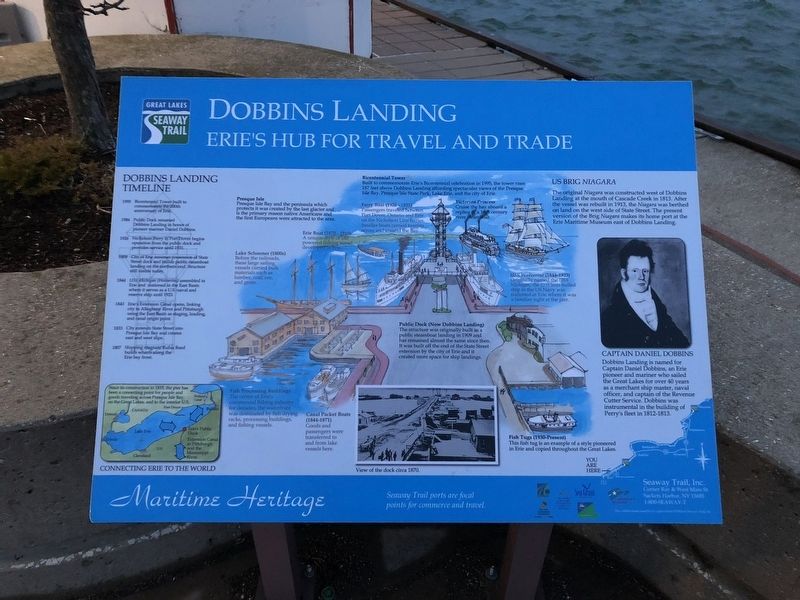 Dobbins Landing Marker image. Click for full size.