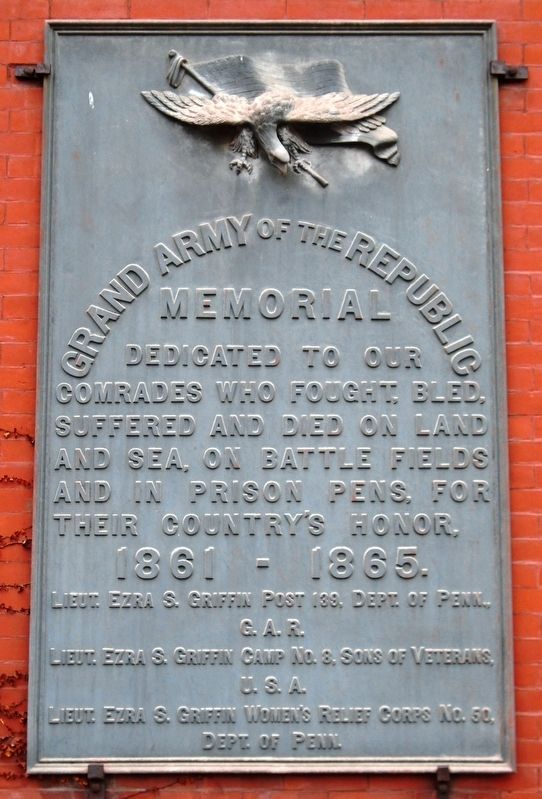 Grand Army of the Republic Memorial Marker image. Click for full size.