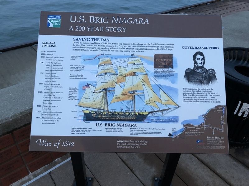 U.S. Brig <i>Niagara</i> Marker image. Click for full size.