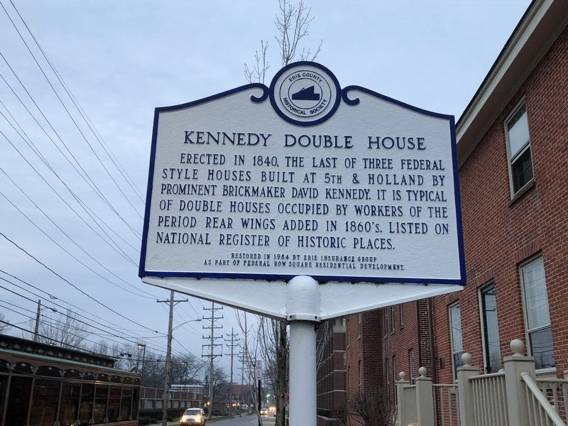 Kennedy Double House Marker. Click for full size. Kennedy Double House Marker image. Click for full size.