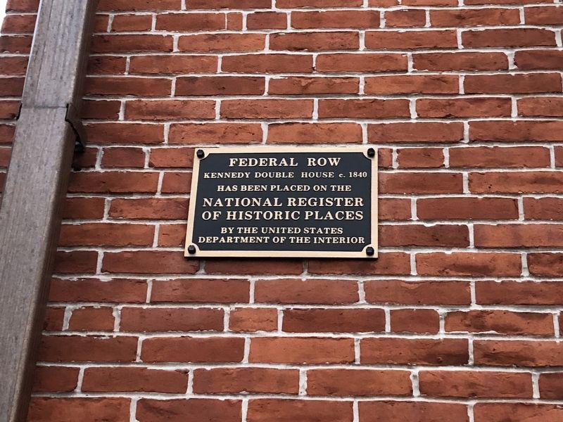 National Register of Historic Places plaque. Click for full size. National Register of Historic Places plaque image. Click for full size.