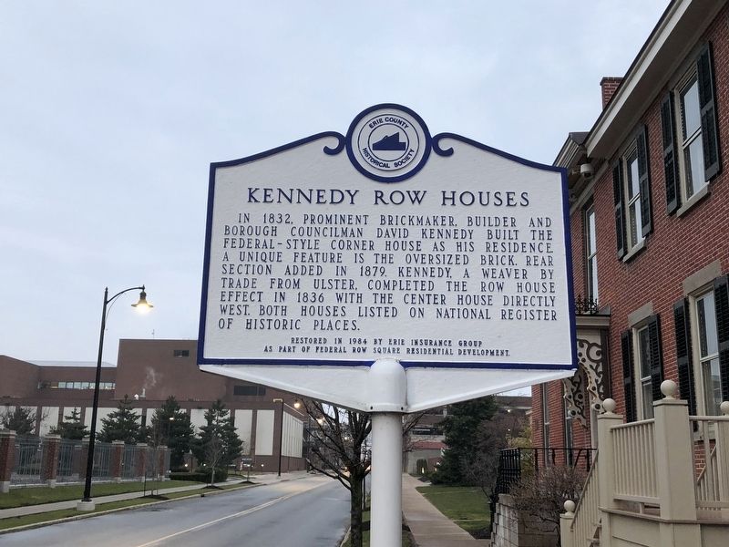 Kennedy Row Houses Marker image. Click for full size.