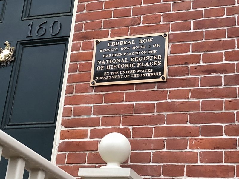 National Register of Historic Places plaque by other house image. Click for full size.