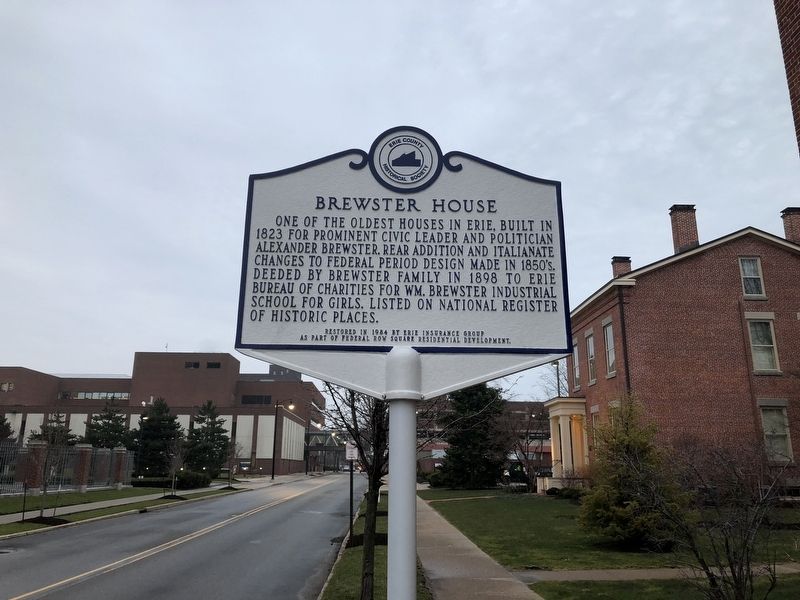 Brewster House Marker image. Click for full size.