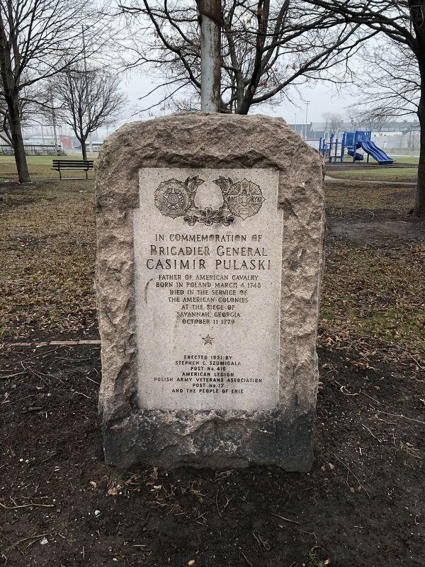 In Commemoration of Brigadier General Casimir Pulaski Marker image. Click for full size.
