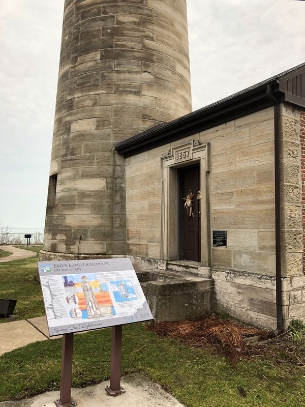 Erie Land Lighthouse Marker image. Click for full size.