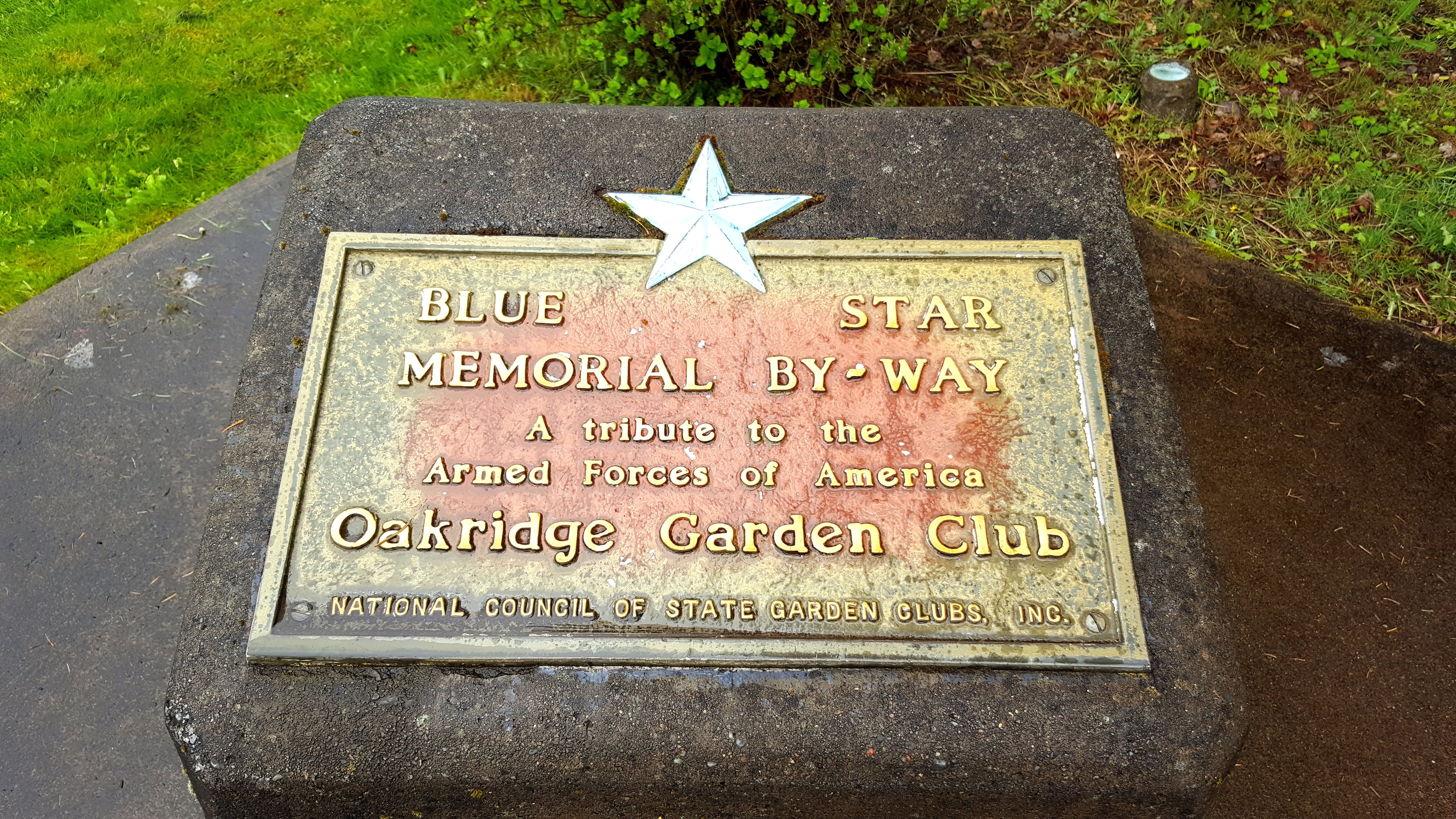 Blue Star Memorial By-Way Marker