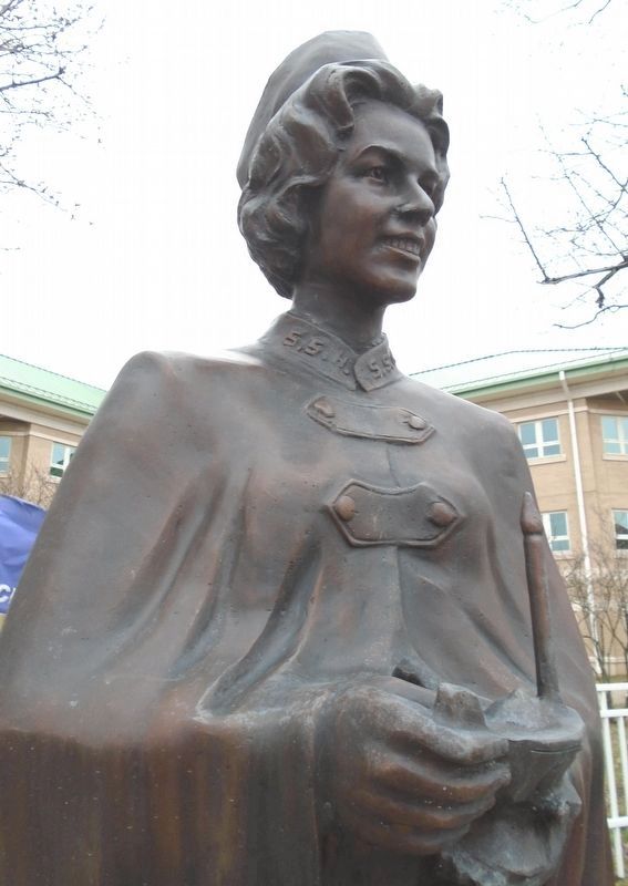 2LT Carol Ann Drazba, RN Statue Detail image. Click for full size.