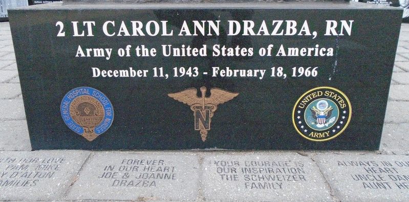 2LT Carol Ann Drazba, RN Memorial image. Click for full size.